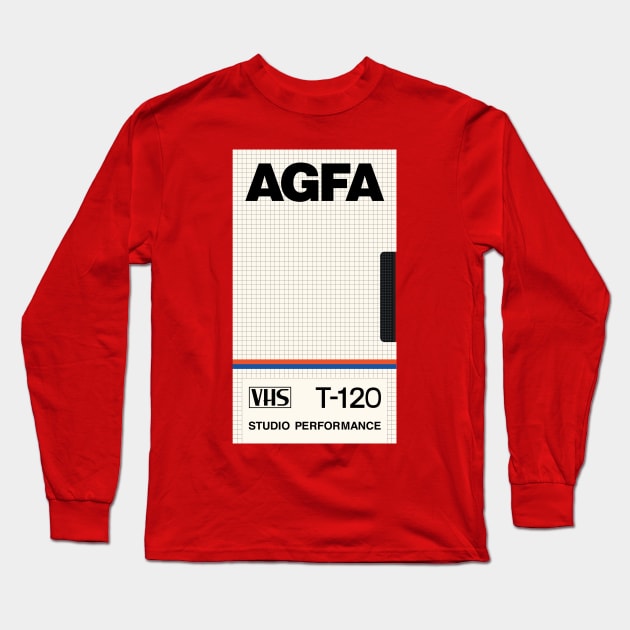 AGFA VHS Long Sleeve T-Shirt by AtelierNab